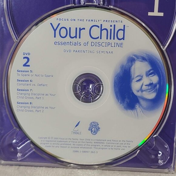 Dr James Dobson Your Child Essentials of Discipline DVD Set Focus on the Family - Picture 11 of 12